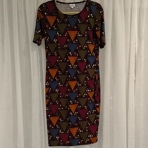 LulaRoe Geometric Print Dress size Small
